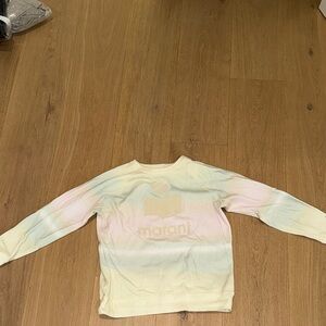 Marant Pastel Tie-Dye Sweatshirt size 40 - perfect except one small stain